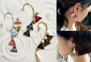 ストーン オブジェ 三角 さんかく あ① たかとりスタジオ